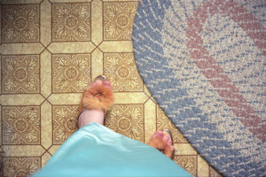 Slippers in the Kitchen