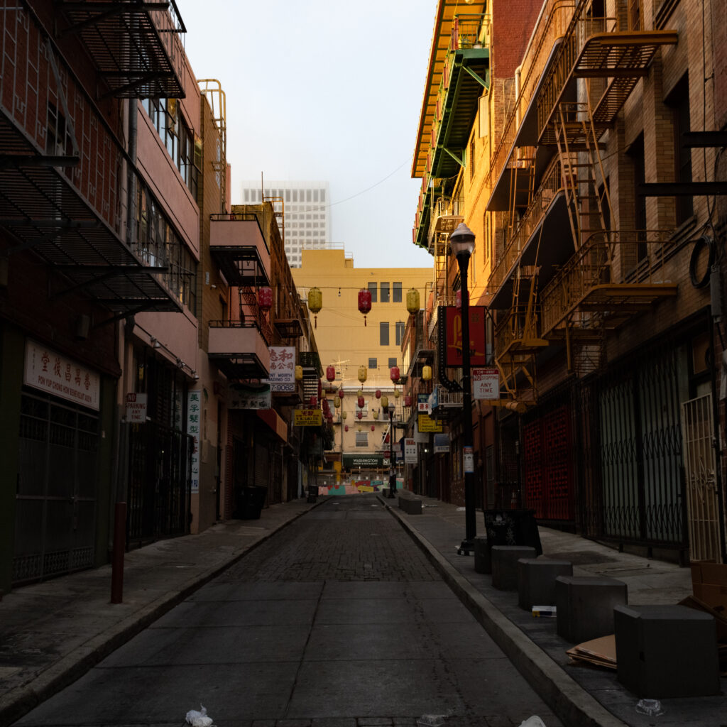 Chinatown Alley at Sunrise